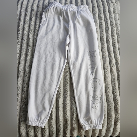 White Bride To Be Sweatshirt and Joggers Set Womens Size Medium - Picture 5 of 7